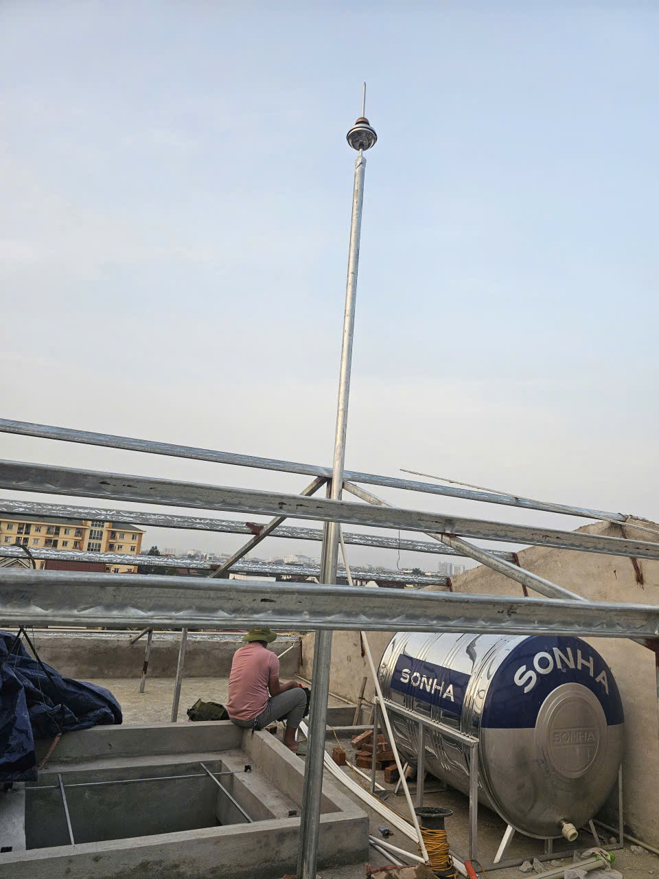 Thi công chống sét tại Thanh Chương